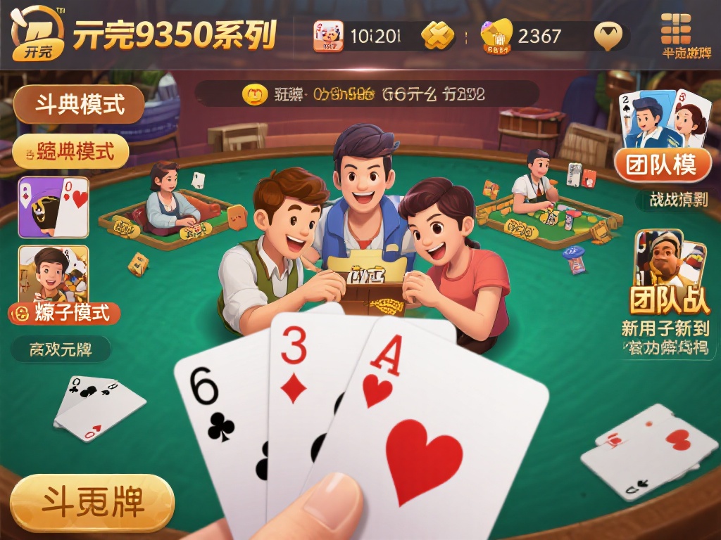 开元9350系列的棋牌游戏不仅种类丰富，玩法设计也